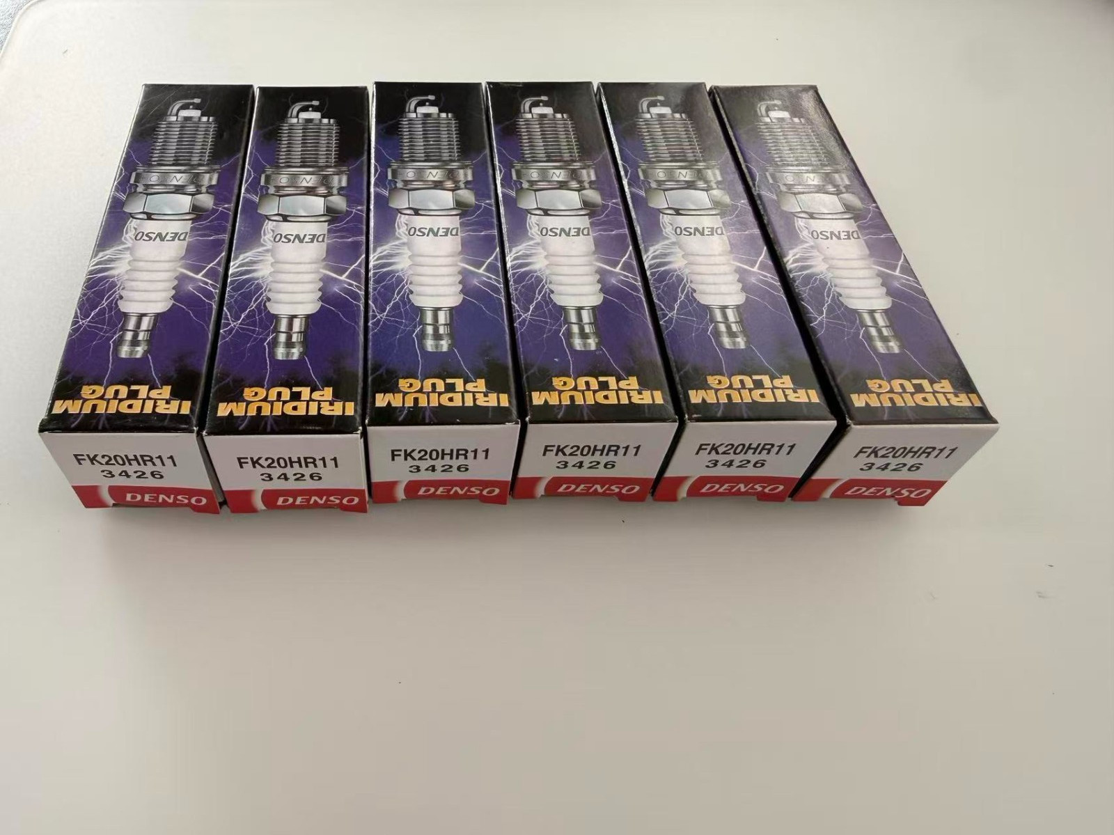 6PCS Genuine Spark Plugs For Toyota Lexus Denso OEM 90919-01247 FK20HR11 3426 6PCS Genuine Spark Plugs For Toyota Lexus Denso OEM 90919-01247 FK20HR11 3426