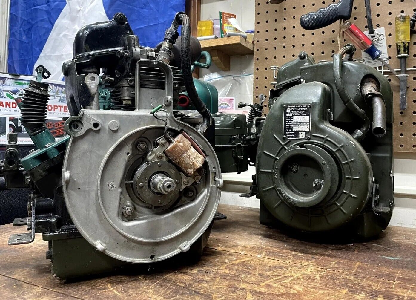 Used Parts And 2x Teledyne WFI 1A08 Military Engines (and spare carburetors)