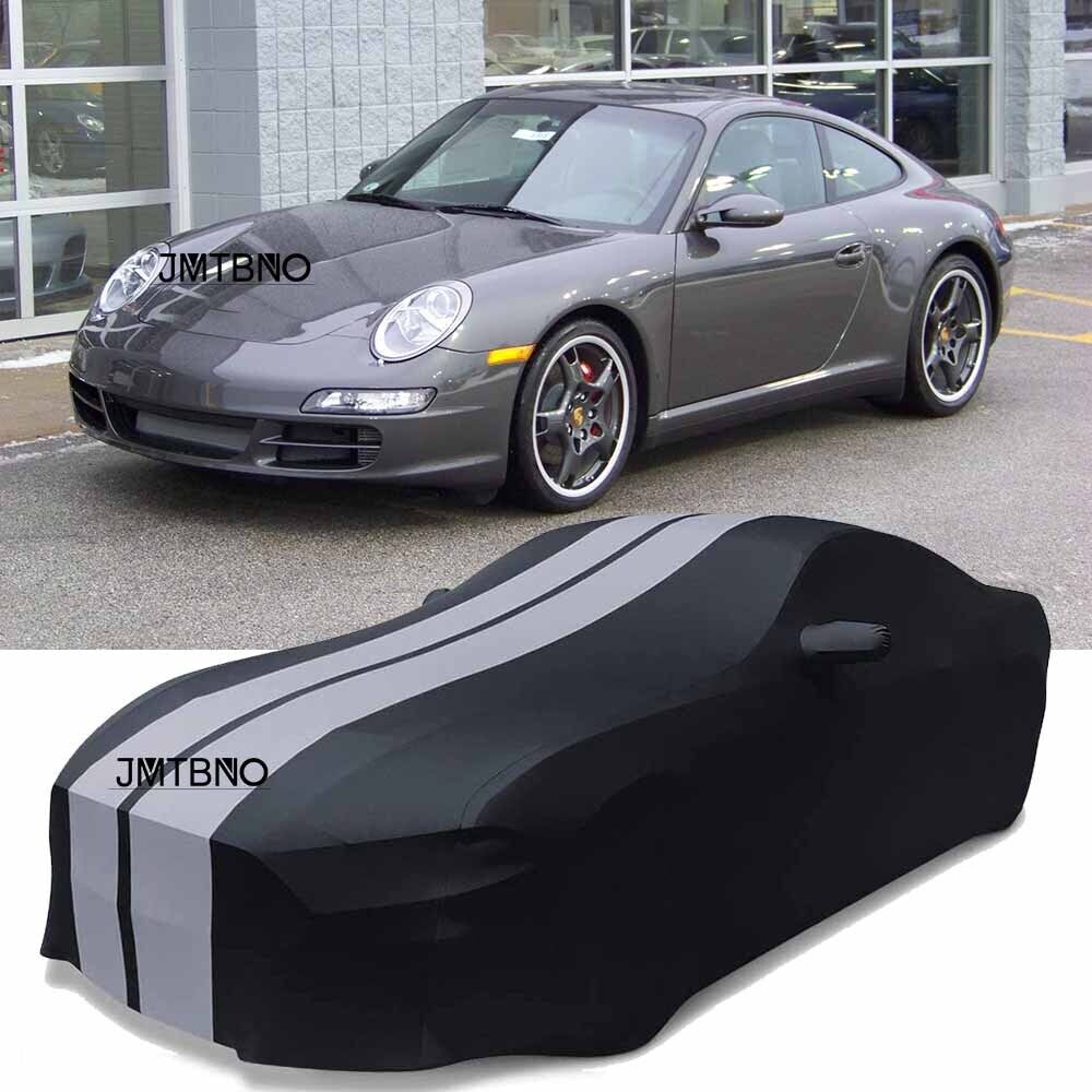 For 00-22 PORSCHE 911 Turbo Convertible Indoor Car Cover Satin Stretch Dustproof