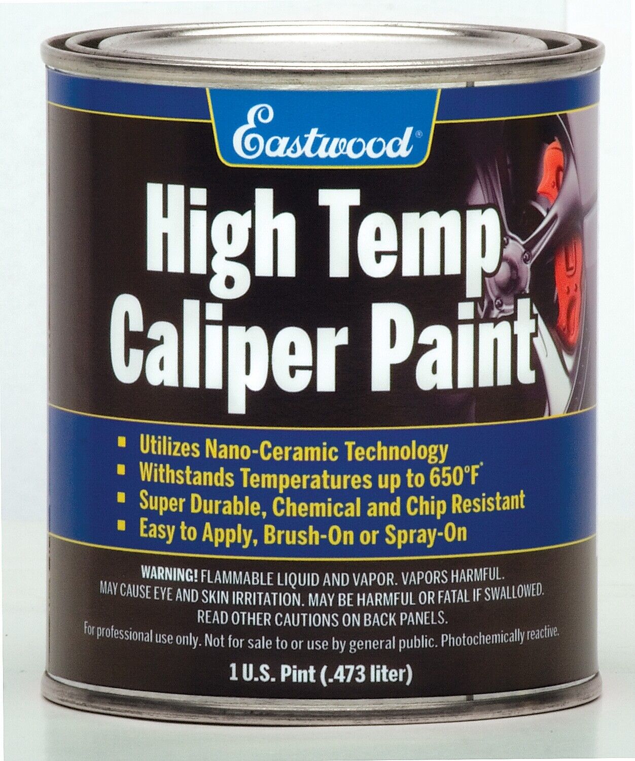 Eastwood Long Lasting Heat Resistant Urethane Red Caliper Brake Paint Kits 16oz