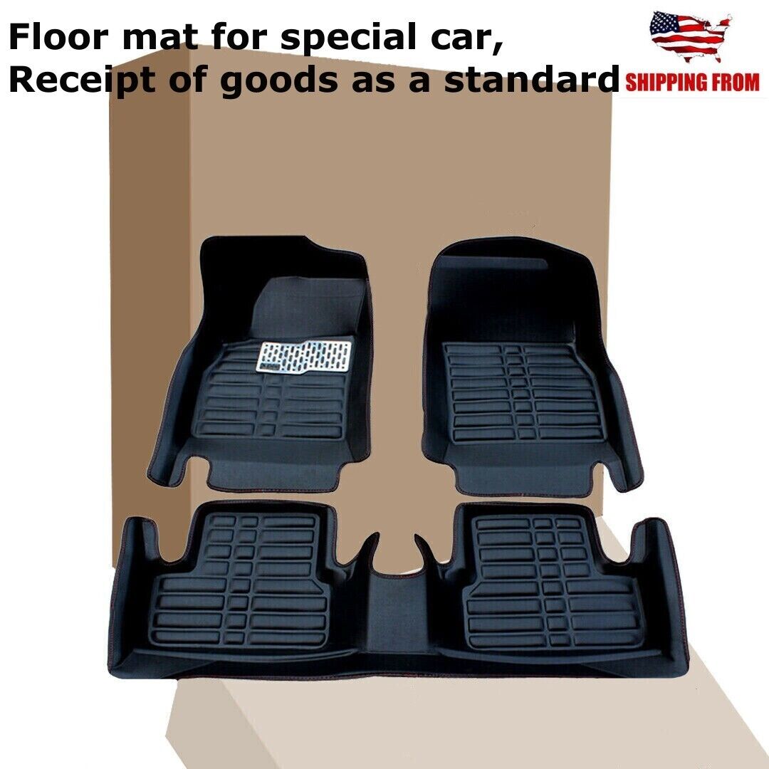  for Toyota Camry 2007-2017 Car Floor Mat Front & Rear Liner XPE Waterproof Mat