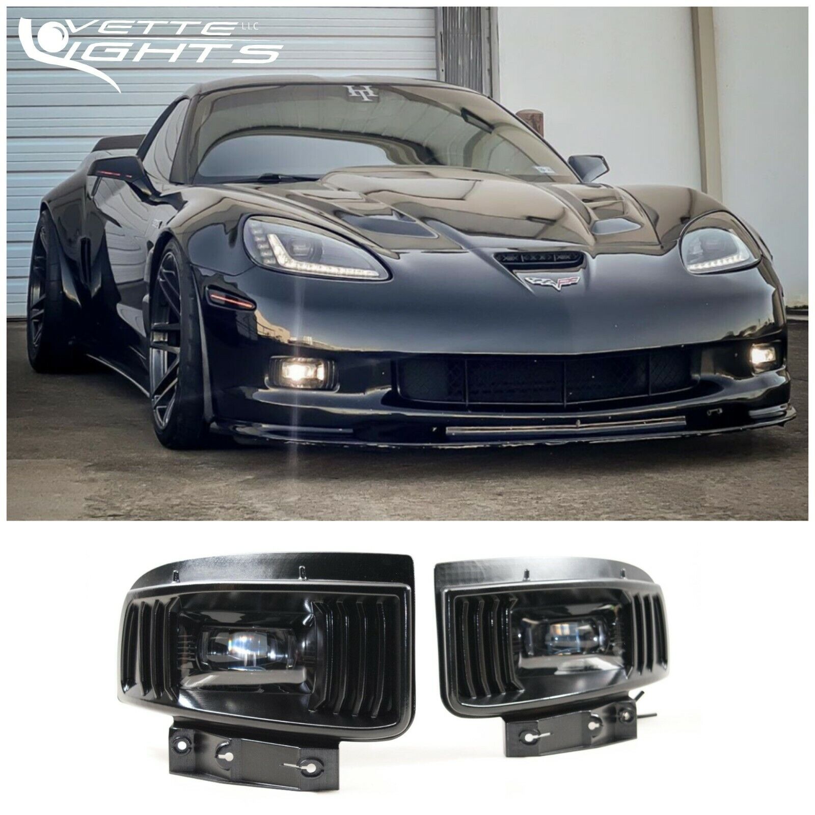 2005 - 2013 C6 Corvette Morimoto High-Powered XB LED Fog Light Assemblies [Set]