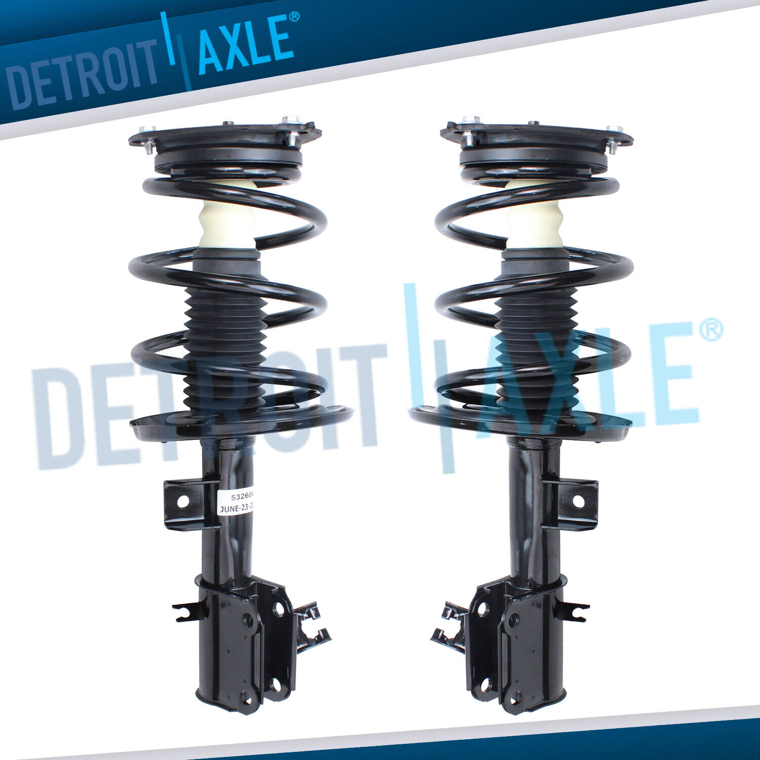 Pair Front Struts w/ Coil Spring for 2009 2010 2011 2012 2013 2014 Nissan Maxima