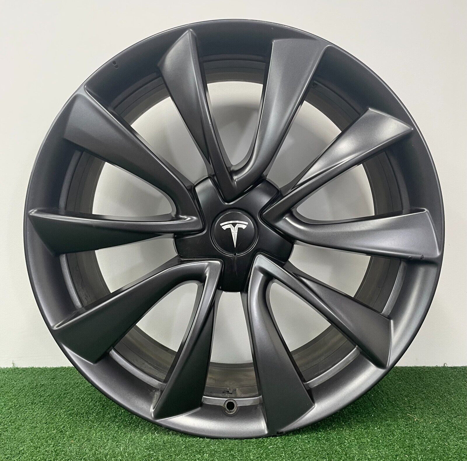 21" Charcoal Alloy Wheel Rim For Tesla Model S 2012-2017 Front – OEM Design 98727