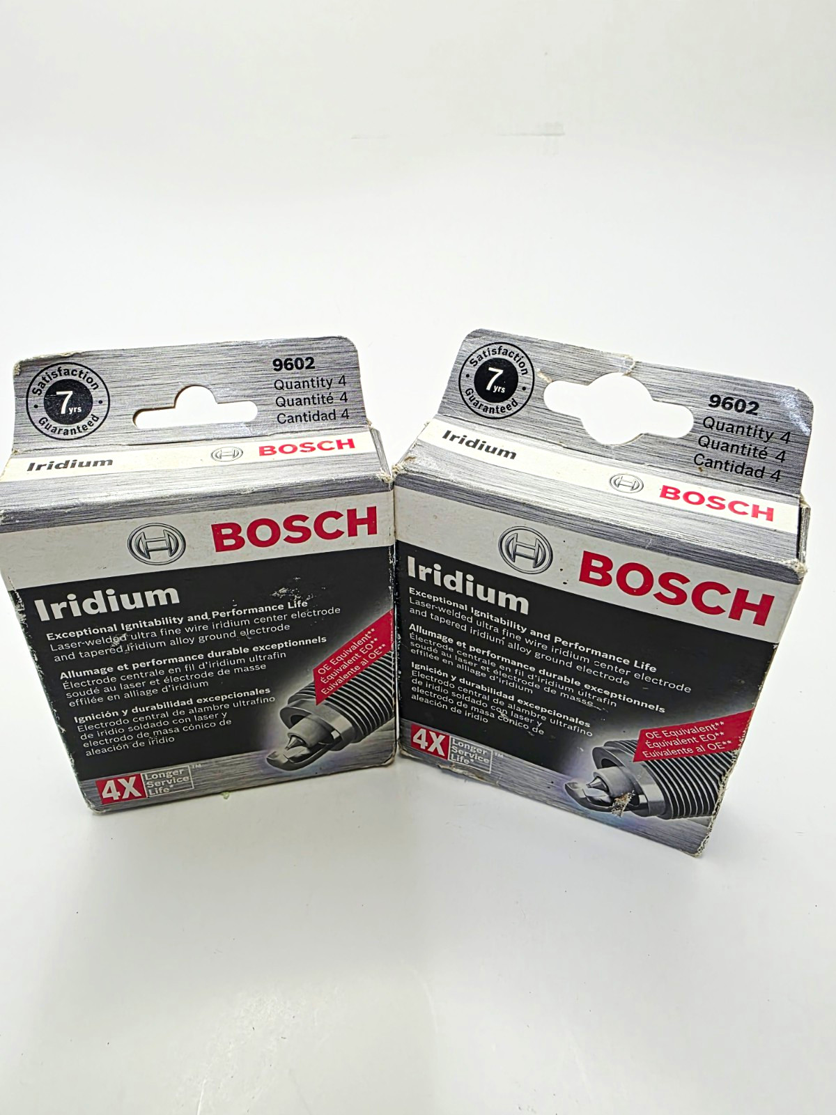 Bosch Iridium Spark Plugs (4 Pack) Part # 9602 Bosch Iridium Spark Plugs (4 Pack) Part # 9602