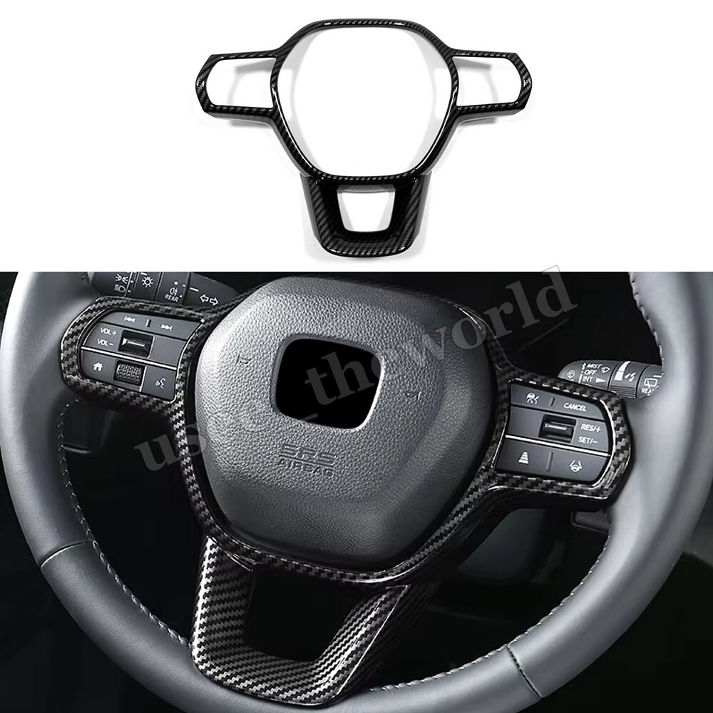 Carbon Fiber Interior Accessories Cover Trim For Honda Civic 2024 2025 2022-2026 Carbon Fiber Interior Accessories Cover Trim For Honda Civic 2024 2025 2022-2026