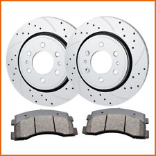 Front Drilled Brake Rotors Ceramic Pads Kit for 2010 2011 2012 - 2018 Ford F-150 picture