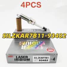 4X NEW NGK 93482 Laser Iridium Spark Plug SILZKAR7B11 for 11-19 Subar picture