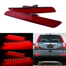 2x Red LED Rear Bumper Reflector Fog Lamp Brake Light For Honda CR-Z CRV Insight picture