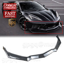 For Chevy Corvette C8 Z51 2020-2023 Carbon Fiber Front Bumper Lip Splitter Kits picture