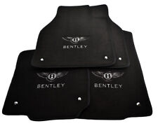 Floor Mats For Bentley Flying Spur Tailored Black Carpets With Bentley Emblem picture