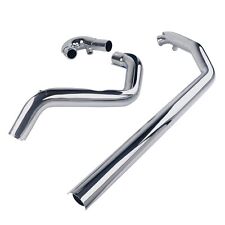 Headers for True Dual Exhaust for Harley 95-16 Touring, Street Glide Chrome picture