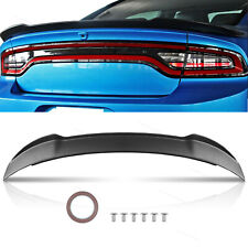 For 2011-2023 Dodge Charger Matte Black Hellcat Style SRT Trunk Spoiler Wing Lip picture