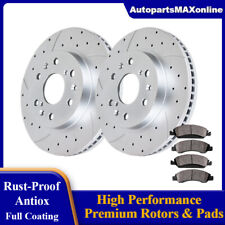 Front Drilled Brake Rotors Brake Pads for Chevy SILVERADO 1500 GMC SIERRA 1500 picture