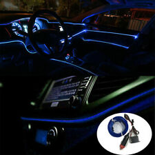 Blue Auto Car Interior Atmosphere Wire Strip Light LED Decor Lamp Accessories picture