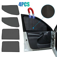 4x Car Side Front Rear Window Sun Shade Cover Mesh Shield UV Protection Magnetic picture