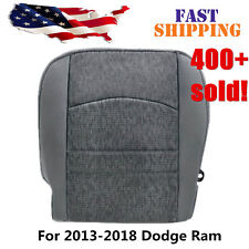 Fits 2013 2014 2015 2016 Dodge Ram 1500 SLT Driver Bottom Cloth Seat Cover Gray picture