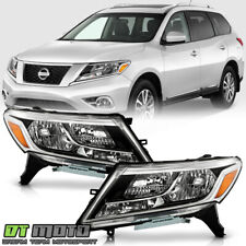 For 2013-2016 Nissan Pathfinder Factory Style Headlights Headlamps Replacement picture