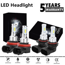 9005+H11 LED Headlight Super Bright Bulbs Kit 8000k White 330000LM High/Low Beam picture
