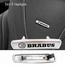 NEW 2X Brabus Seat Emblem Upholstery Badge seats and carpets A.M.G picture