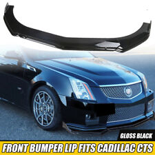 For Cadillac CTS CTS-V Gloss Black Front Bumper Lip Splitter Spoiler Body Kit picture