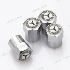 4x For Mercedes-Benz Car Tire Valve Stems Caps Wheel Air Valve Covers Styling picture