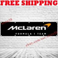 McLaren F1 Team Banner Flag 2x8 ft Car Racing Show Workshop Wall Decor Sign 2022 picture