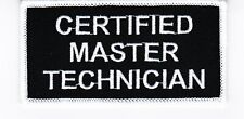 CERTIFIED MASTER TECHNICIAN SEW/IRON ON PATCH EMBROIDERED COMPUTER GEEK SQUAD picture