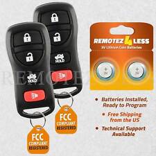 2 for Nissan Maxima Altima 2002 2003 2004 2005 2006 Keyless Entry Remote Key Fob picture