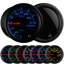 GlowShift 52mm Tinted 7 Color PSI Turbo Boost Pressure Gauge Meter w Tinted Face picture