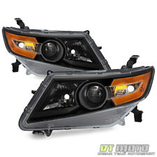 For Blk 2011-2017 Honda Odyssey Headlights Headlamps Replacement Pair Left+Right picture