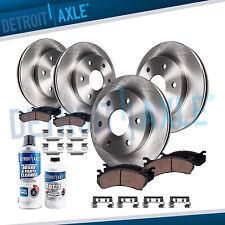 Front & Rear Rotors + Brake Pads for Chevrolet Traverse GMC Acadia Buick Enclave picture