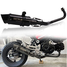 Exhaust System Header Muffler Pipe Low Mount For Honda Grom MSX125 13-2023 Black picture