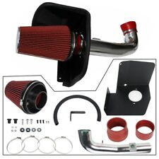 For Chevy/GMC 09-13 1500 V8 4.8L/5.3L/6.0L Cold Air Intake Kit+Heat Shield Red picture
