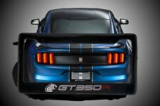 Shelby GT350R Ford Mustang Real 3K Black 100% Carbon Fiber License Plate Frame  picture