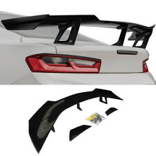 For Chevy Camaro 2016-2023 ZL1 1LE Style Rear Trunk Spoiler Wing GLOSS BLACK picture