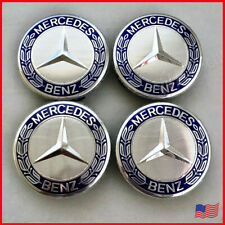 For Mercedes-Benz C300 2008-2021 Wheel Center Hub Caps Emblem Badge 4PCS 75mm  picture