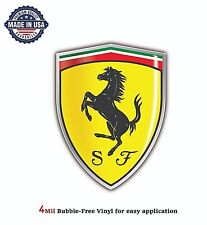 FERRARI ITALY RACING AUT VINYL DECAL STICKER CAR BUMPER 4MIL BUBBLE FREE US MADE picture