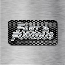 Fast and Furious JDM Vehicle License Plate Front Auto Tag Plate Racing Tuner NEW picture