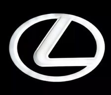 Lexus White 4D LED Emblems Logo 125mm LS270 RX450h CT200 EX250 IS250 IS350 ISF picture