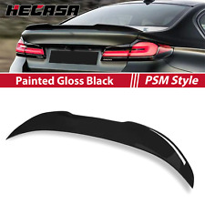 FOR 11-17 BMW F10 535i 535d 550i M5 Gloss Black PSM Style Rear Spoiler Lip Wing picture