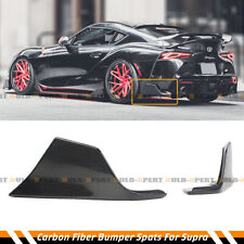 For 2020-22 Supra A90 AG Style Carbon Fiber Rear Bumper Side Corner Aprons Spats picture