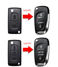 2 3 Button Remote Key Case Blade Shell For PEUGEOT 207 307 308 407 3008 5008 807 picture
