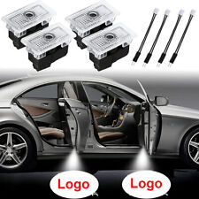 4x For Tesla Model 3 X S LED Logo Car Courtesy Door Light Ghost Shadow Projector picture