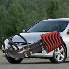 Short Ram Air Intake Kit + RED Filter for 04-07 Honda Accord 2.4L L4 DX/LX/EX/SE picture