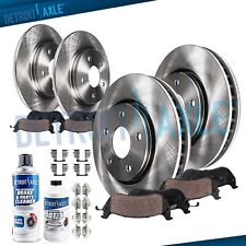 Front Rear Disc Brake Rotors + Brake Pads for Mazda 6 Ford Fusion Lincoln MKZ picture