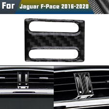 1PCS Center Air Vent Decal Carbon Fiber Sticker Trim For Jaguar F-Pace 2016-20 picture