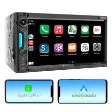 SOUNDSTREAM 7 inch Apple Carplay Double Din Car Stereo, Android Auto Touchscreen picture