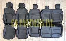 2025 OEM FORD F150 & SUPER DUTY TAKEOFF XLT BLACK VINLY LEATHER SEAT UPHOLSTERY picture