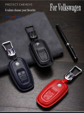 Leather Smart Remote Car Key Fob Cover Case Shell For Volkswagen VW Phideon NEW picture